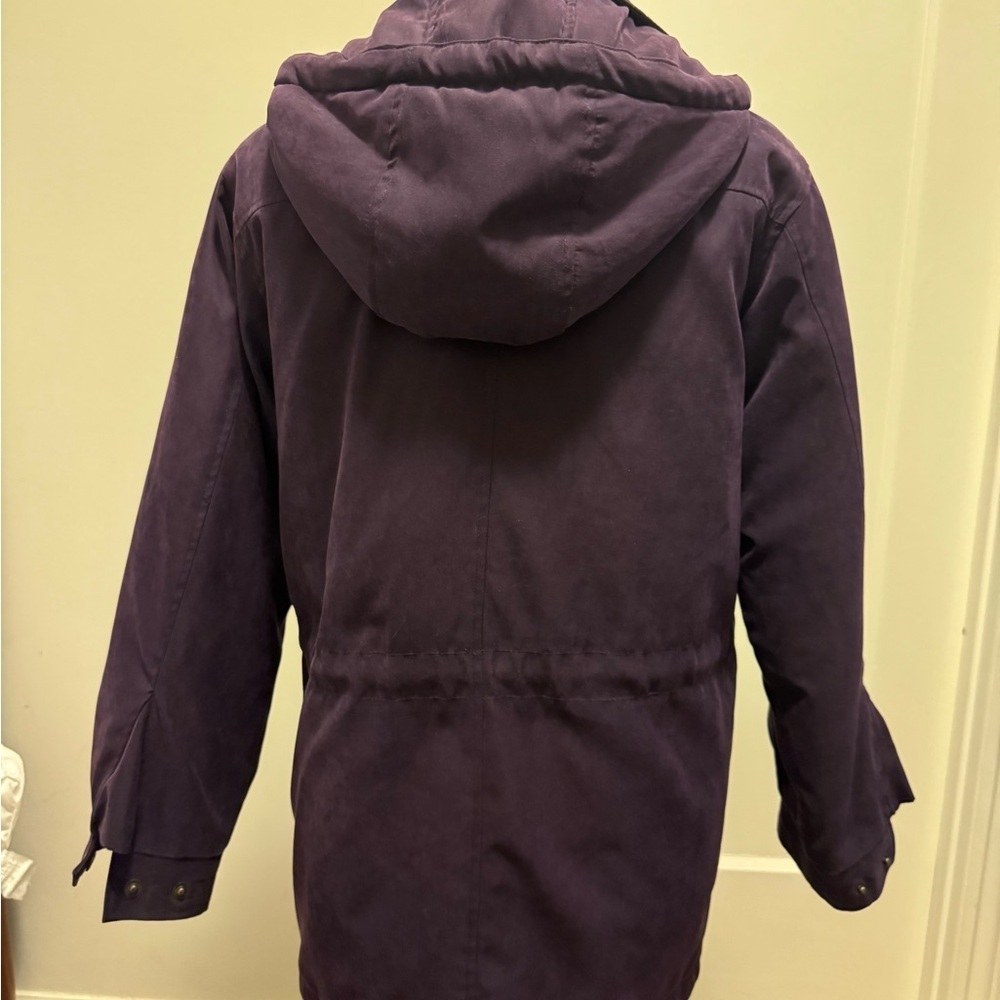 London Fog Women's Deep Purple Trench - Picture 2 of 7